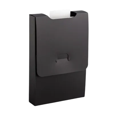 Niza Gams UniqCardFile Taro 20 mm schedario nero PVC