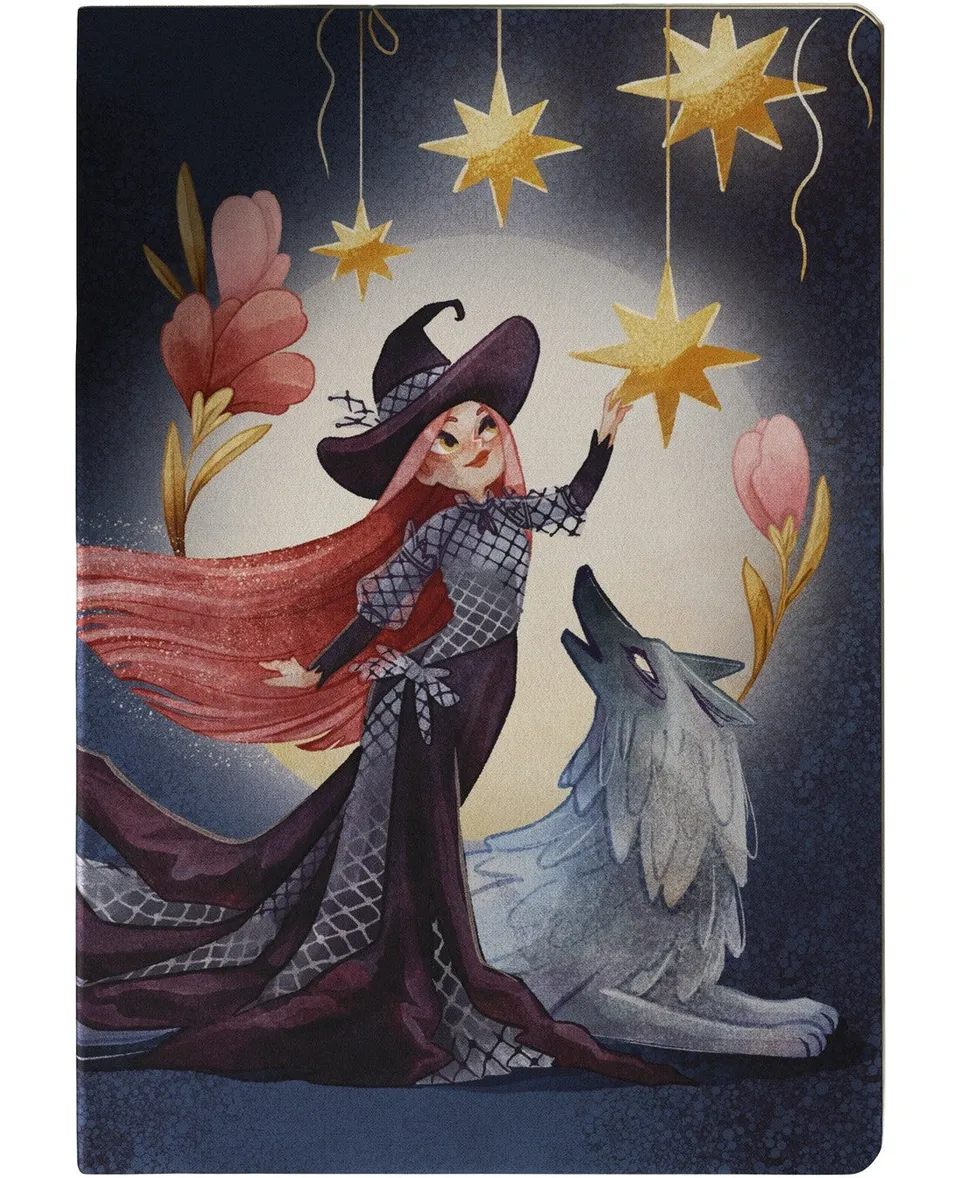 Studio Supernova Wolf Witch notebook A5 copertina flessibile