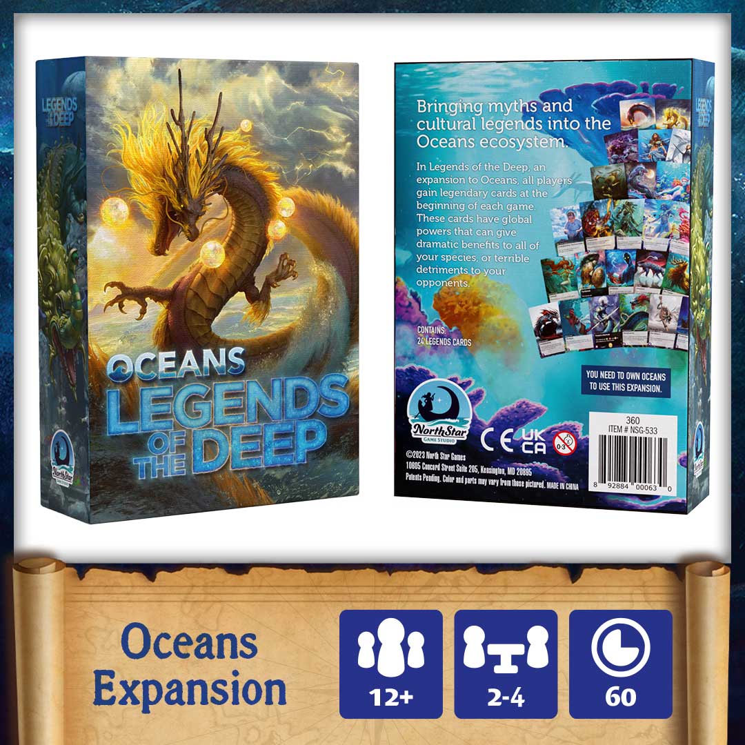 North Star Games Oceans Legends of the Deep espansione gioco