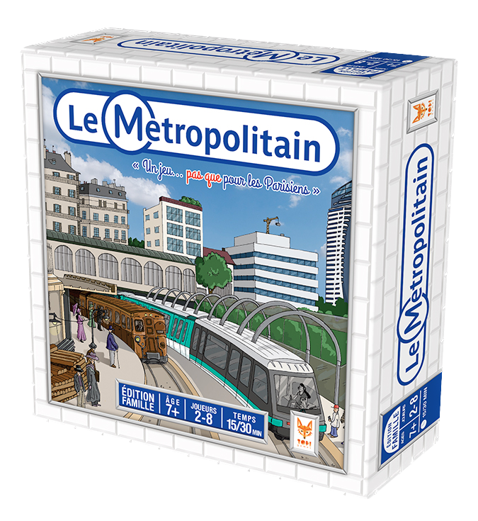 Topi Games The Metropolitan gioco da tavolo metro Parigi