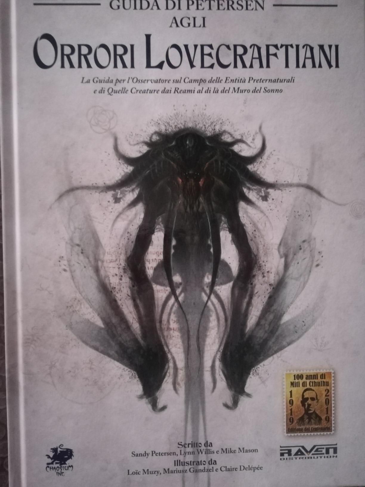 Raven Edizioni Richiamo di Cthulhu Guida Petersen manuale gioco ruolo