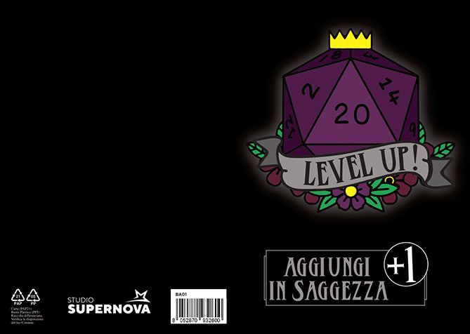 Studio Supernova Games BA01 Gioco Saggezza biglietto auguri con busta