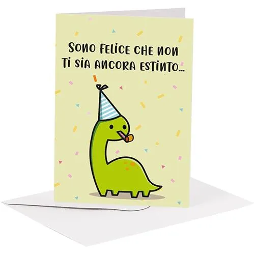 Studio Supernova BA02 Kawaii Estinto biglietto auguri con busta