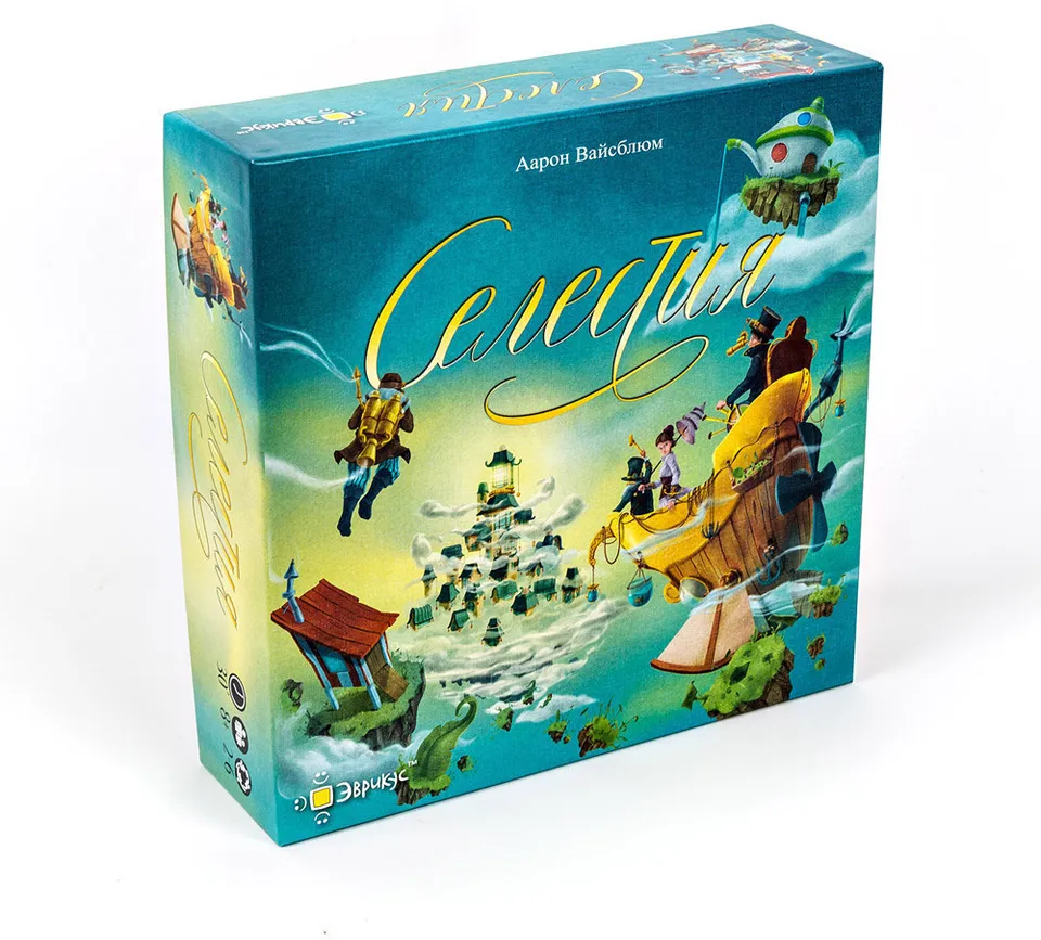 Niza Gams Celestia gioco da tavolo mongolfiera push your luck
