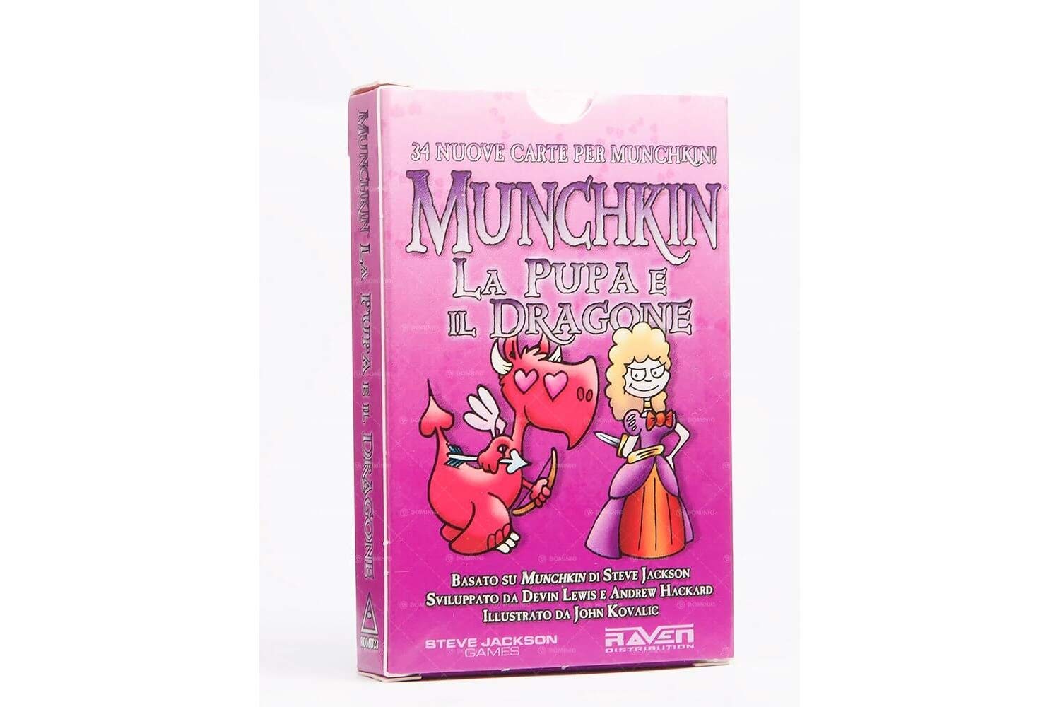 Raven Munchkin La Pupa e il Dragone espansione 34 carte
