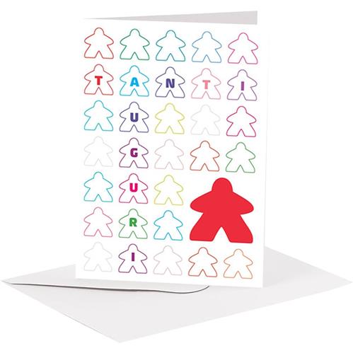Studio Supernova Games BA06 Gioco Meeple biglietto auguri con busta