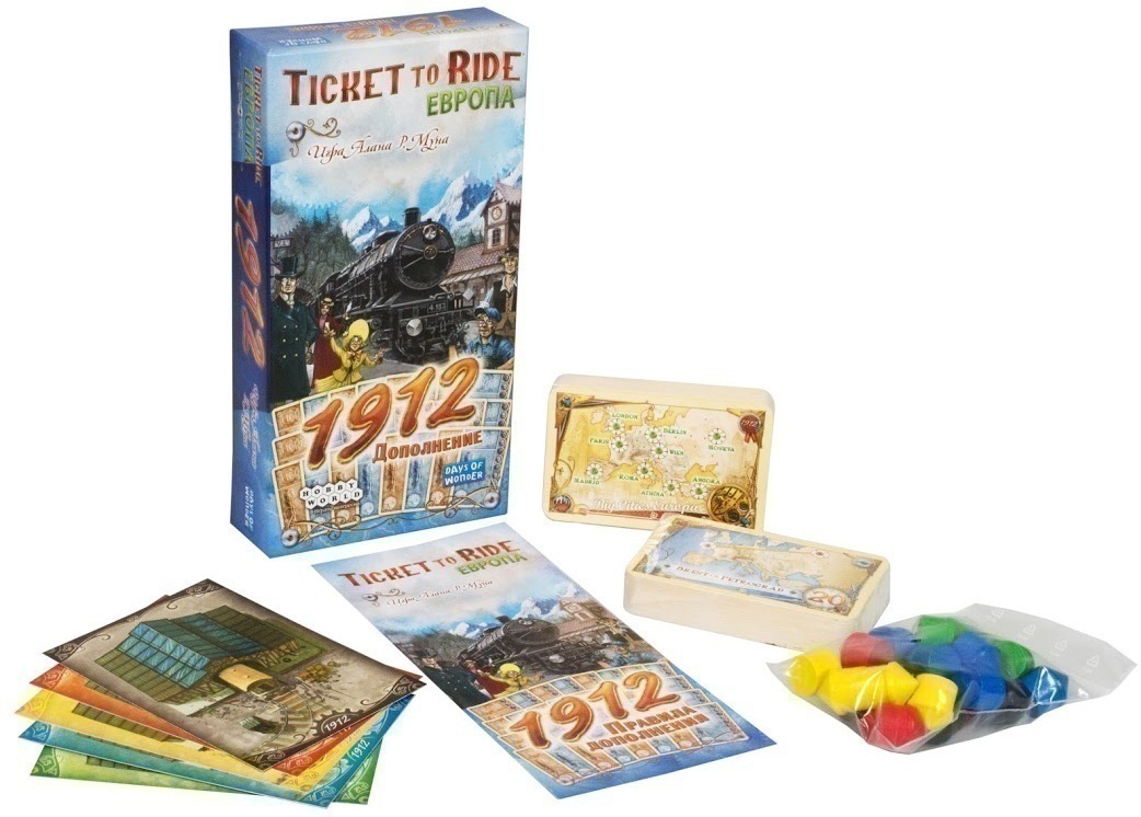 Days of Wonder Ticket to Ride Europa 1912 espansione treni
