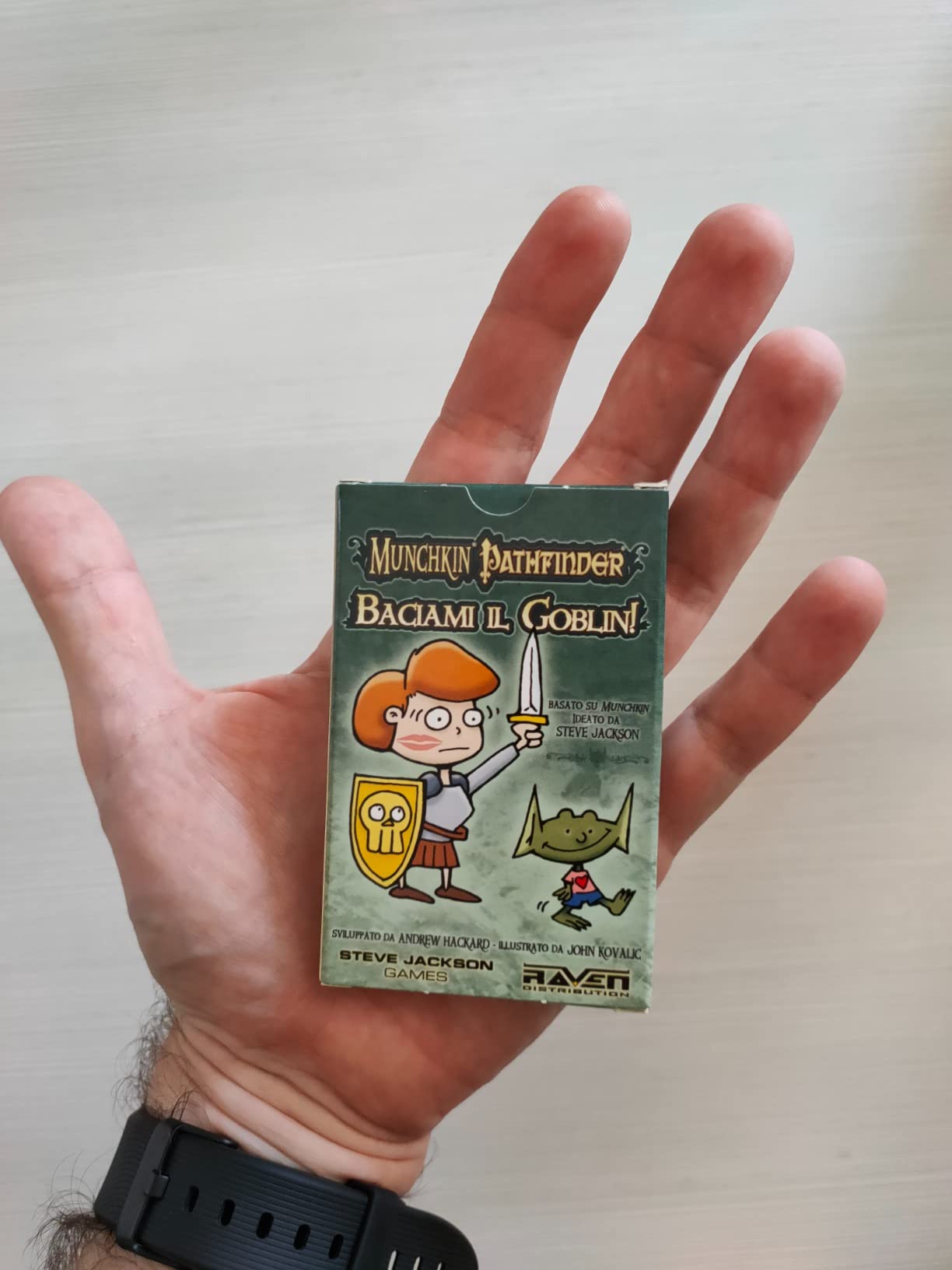 Raven Munchkin Pathfinder Baciami il Goblin espansione