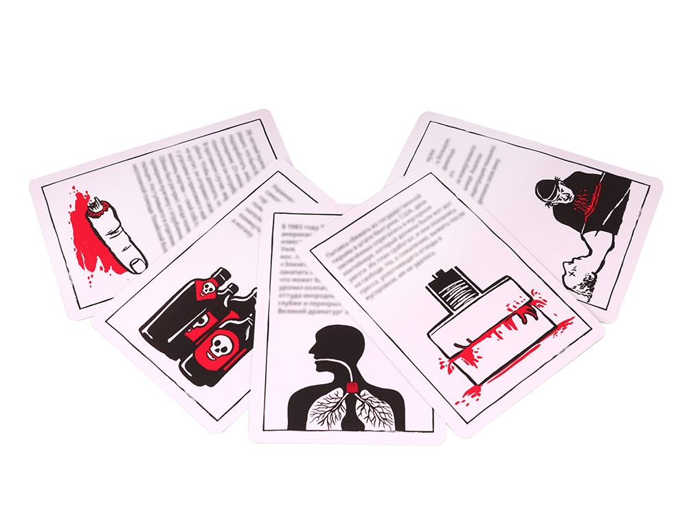 DV Games Black Stories Tutto Può Succedere gioco carte 50 enigmi