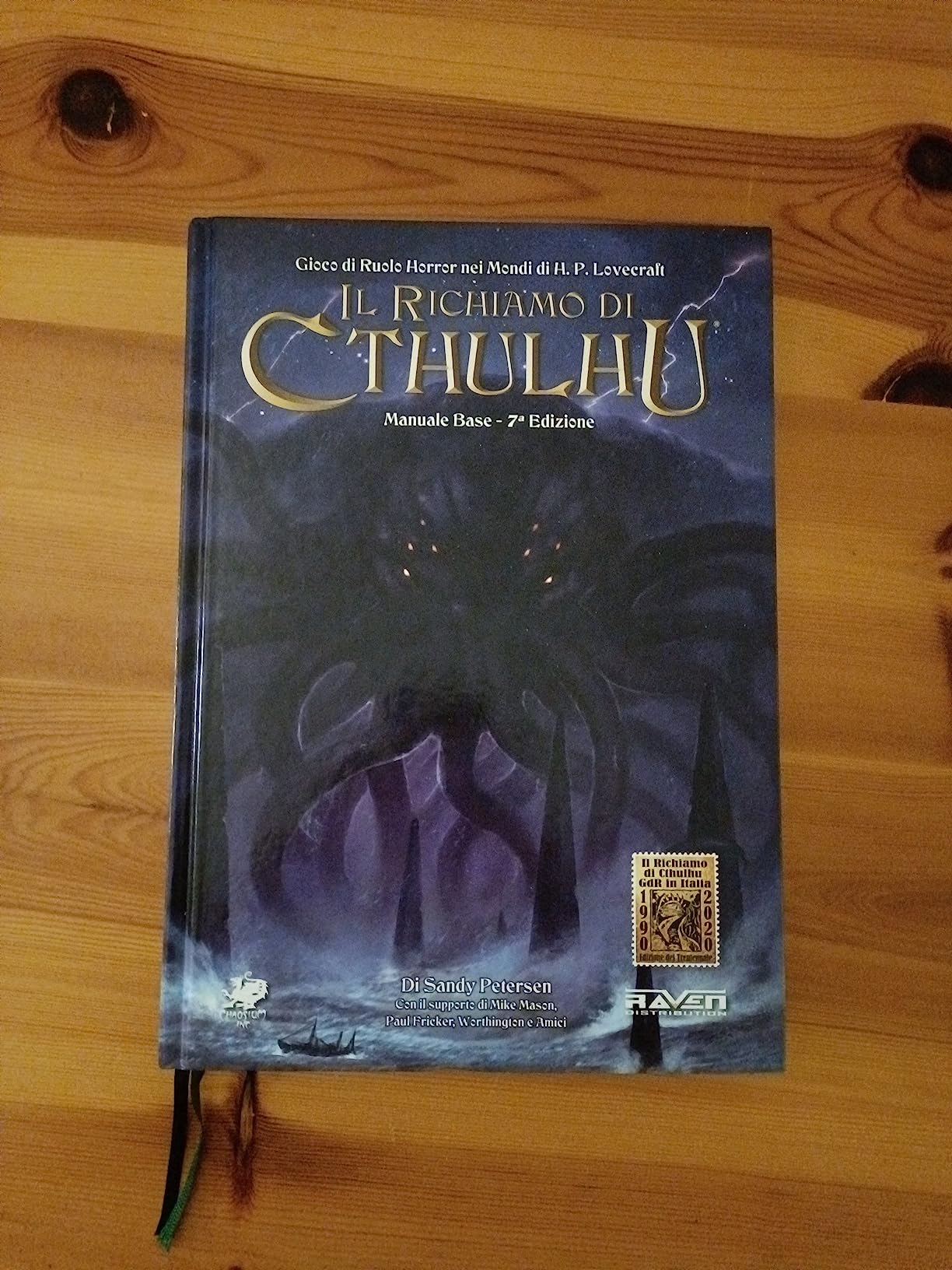 Raven Il Richiamo di Cthulhu Manuale Base gioco di ruolo