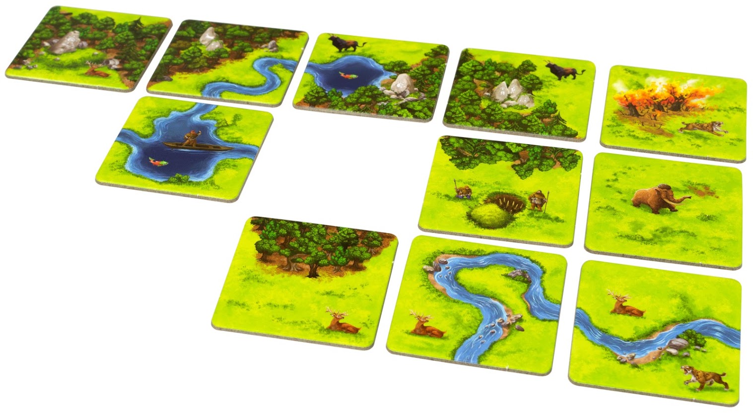 Niza Gams Carcassonne Cacciatori Gioco da Tavolo Preistoria
