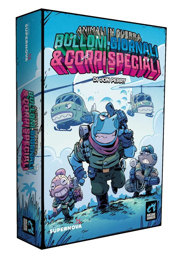Studio Supernova Animali in Guerra Bulloni gioco di carte 2 giocatori