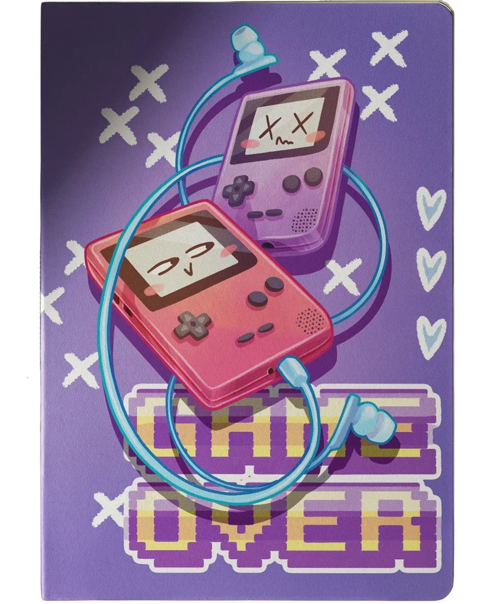 Studio Supernova Game Over notebook A5 flessibile puntinato