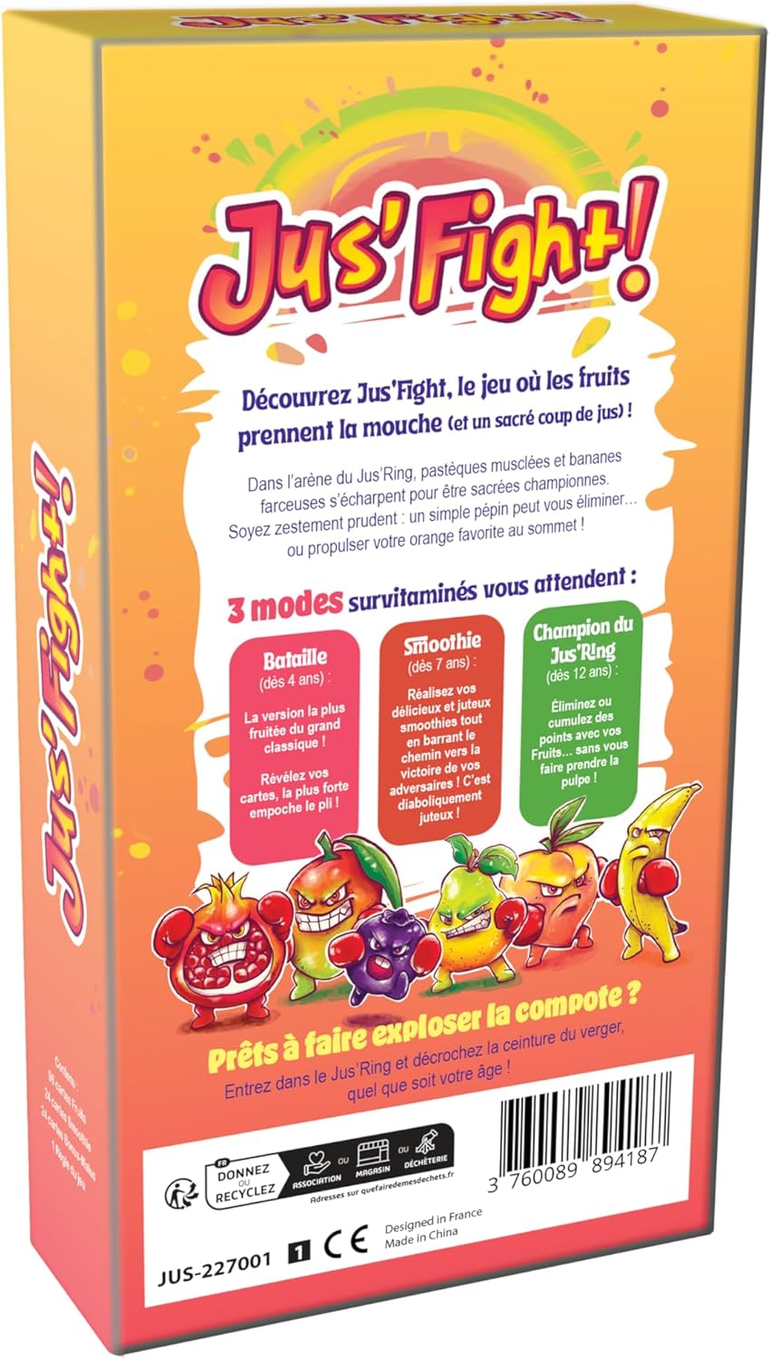 Topi Games Jus Fight gioco da tavolo frutta