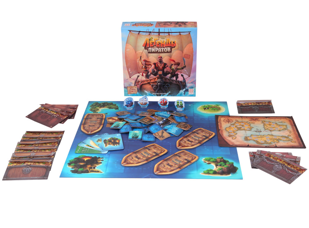 Niza Gams Leggende dei Pirati gioco da tavolo famiglia 4 giocatori