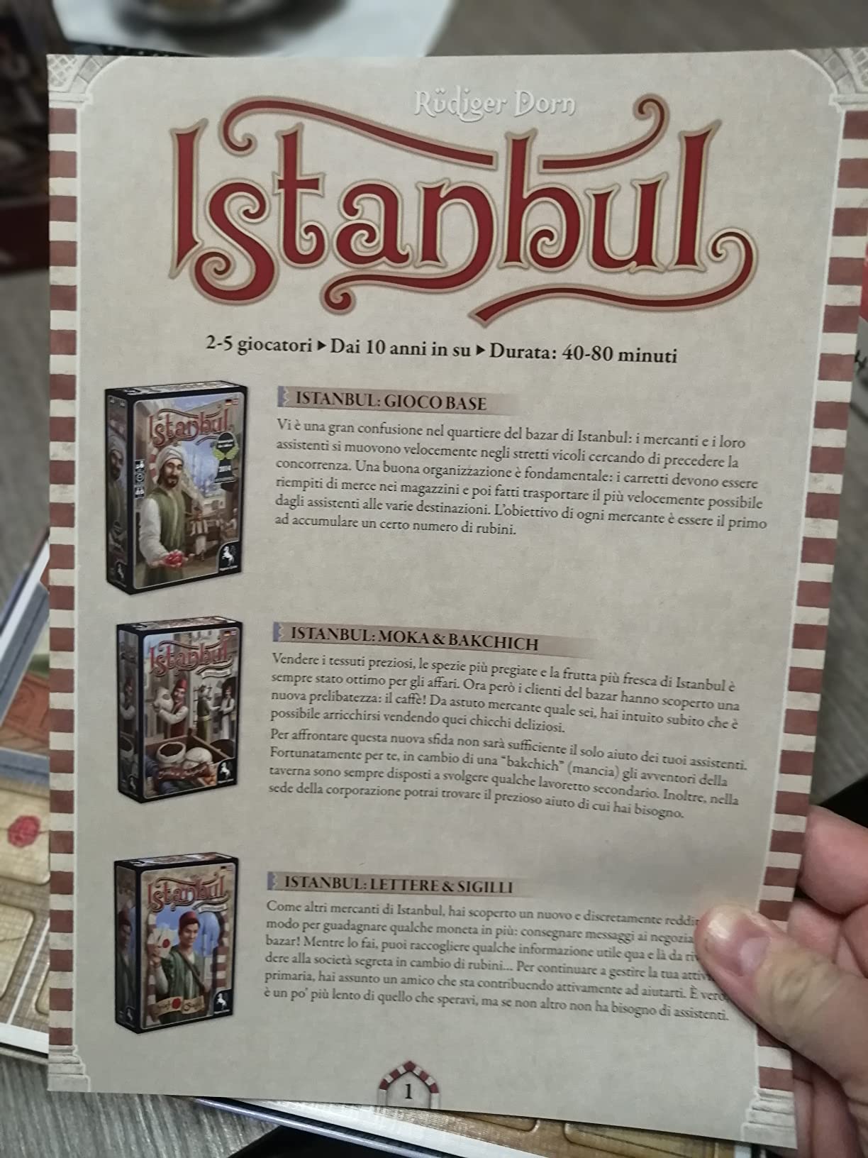 Raven Istanbul Big Box gioco da tavolo 2-5 giocatori espansioni