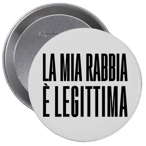 Studio Supernova Games NSPPDN 8 Rabbia spilla bianca 38 mm