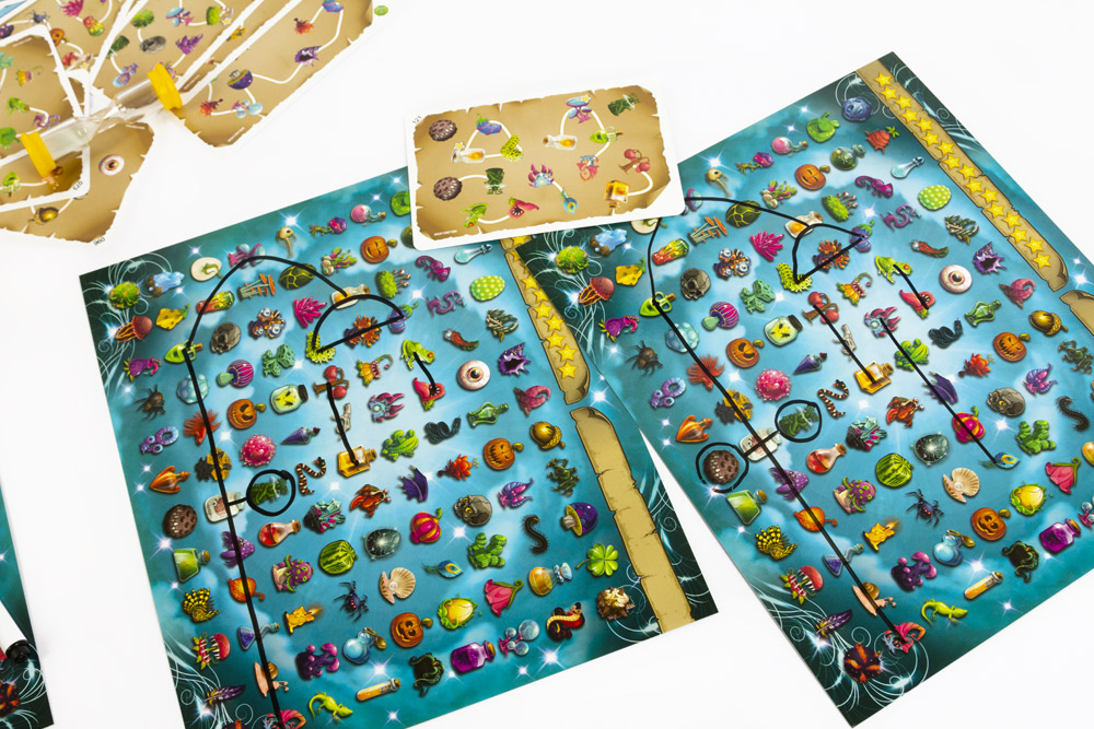 Niza Gams Isomagia gioco da tavolo disegno famiglia