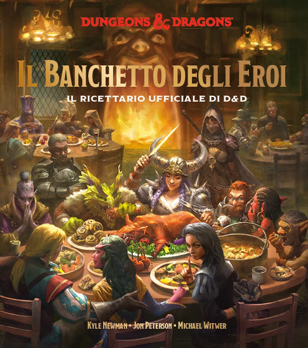 Raven D&D Il Banchetto degli Eroi ricettario ufficiale copertina rigida