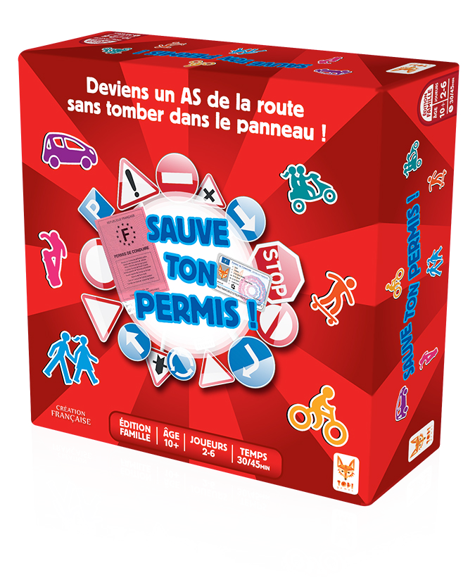 Topi Games Save Your License gioco da tavolo segnali stradali