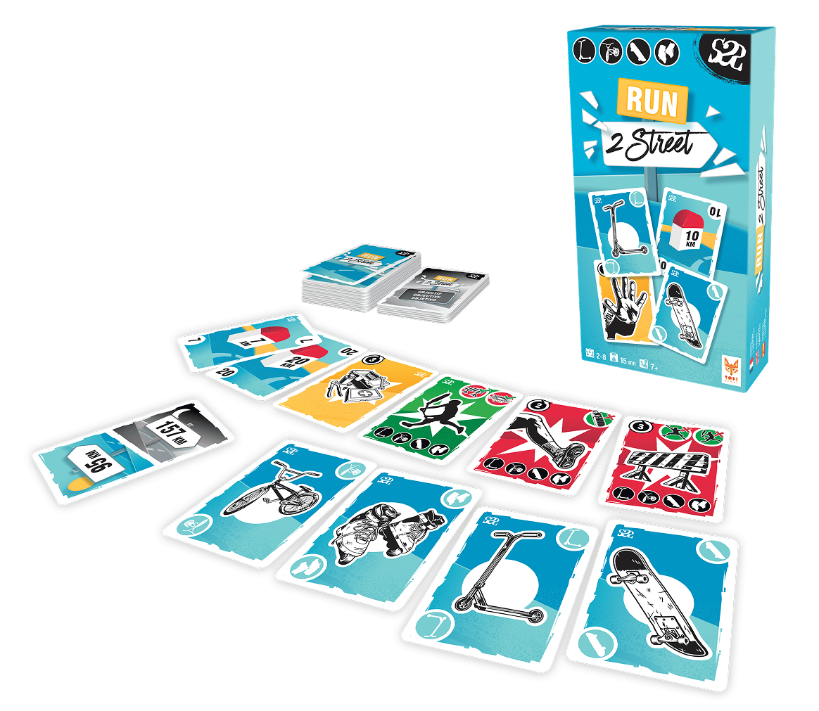 Topi Games Run 2 Street gioco da tavolo corsa