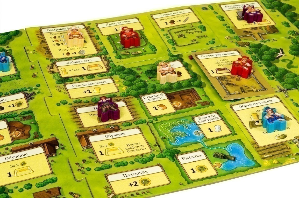 Niza Gams Agricola gioco da tavolo fattoria Uwe Rosenberg