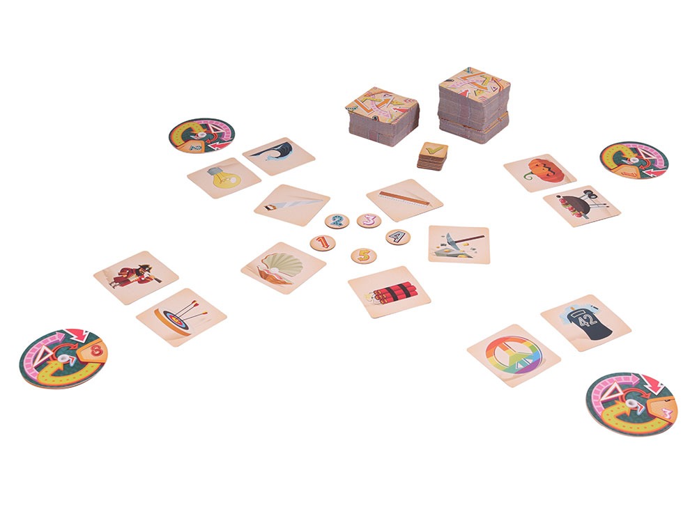 È Ovvio gioco cooperativo carte associazione scatola base