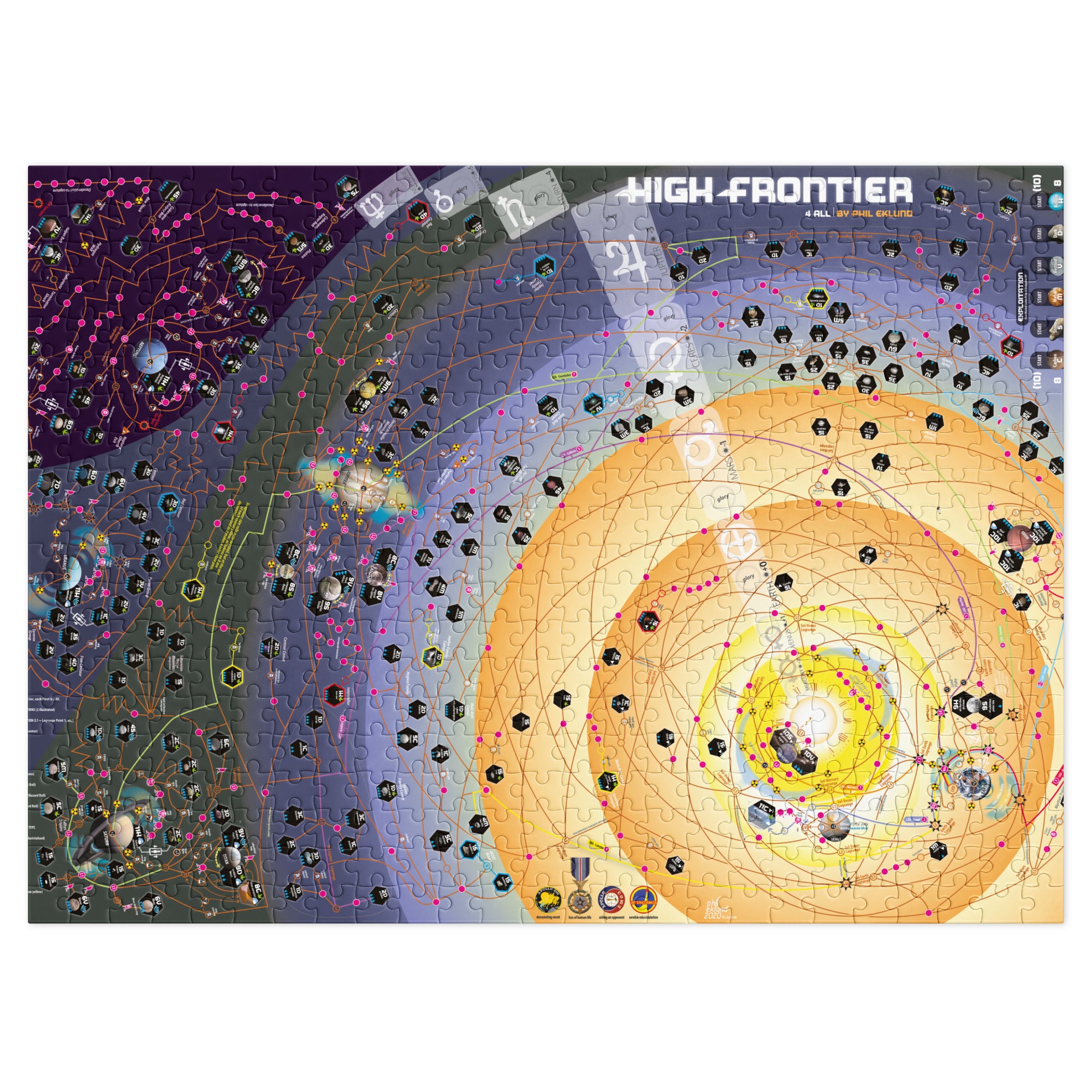 ION High Frontier 4 All puzzle 1000 pezzi con latta