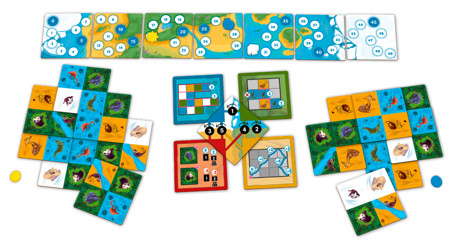 Niza Gams Nimalia gioco da tavolo riserva animali