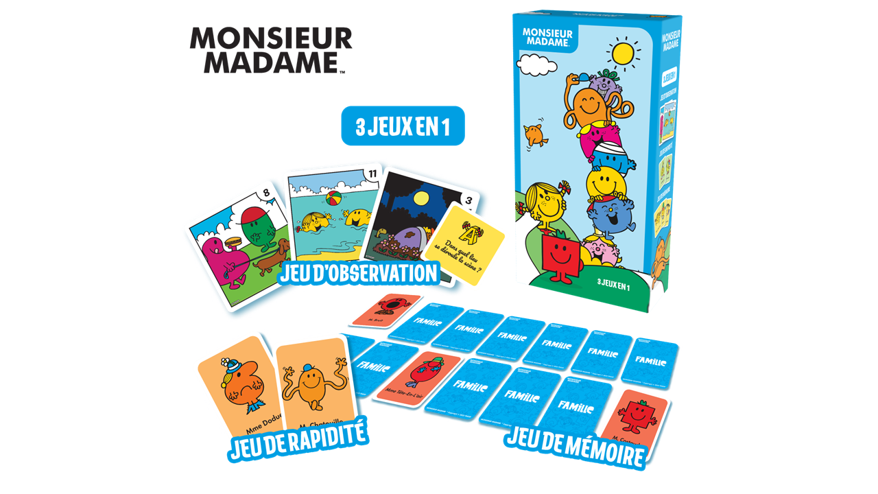 Topi Games Mr. and Mrs. gioco di carte bambini memoria