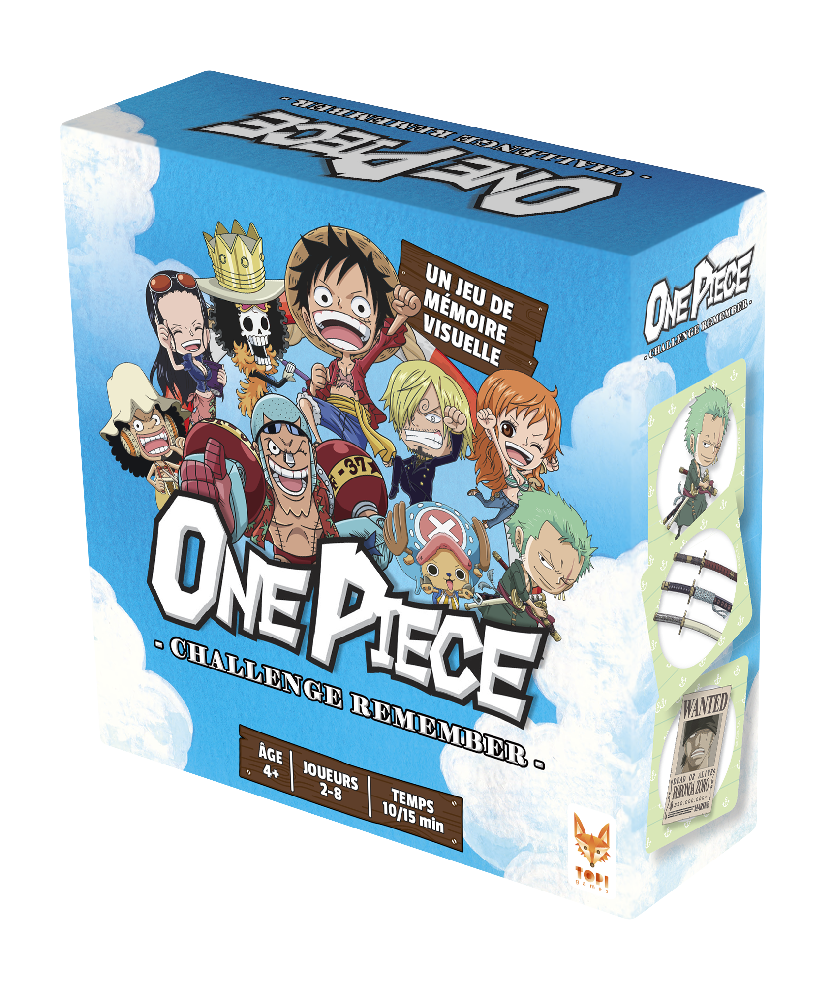 Topi Games One Piece Remember Challenge gioco carte memoria