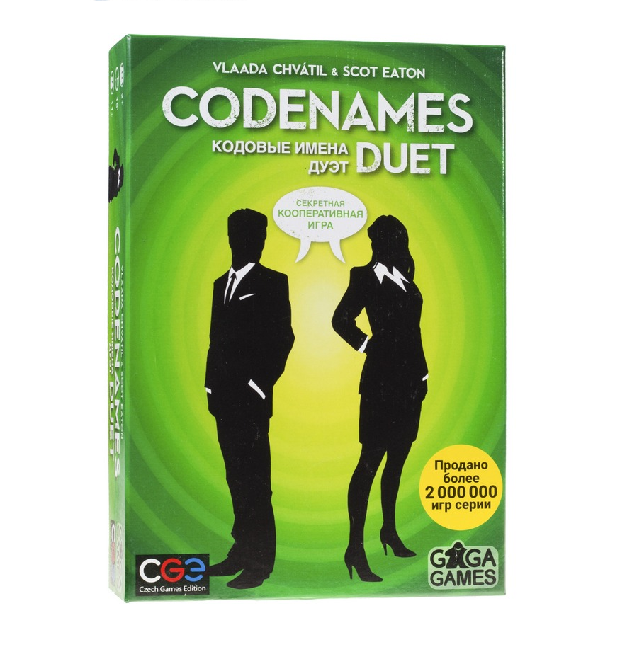 Codenames Duet gioco da tavolo cooperativo 2 giocatori