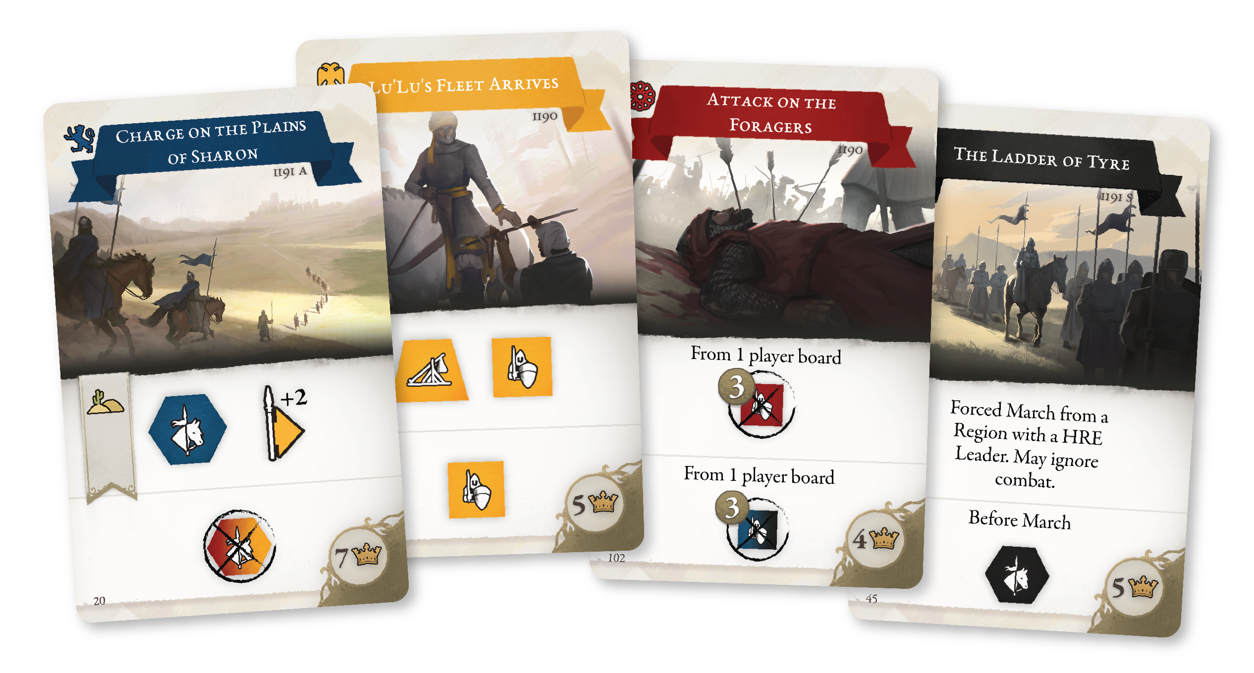 ION Games Third Crusade gioco da tavolo strategico