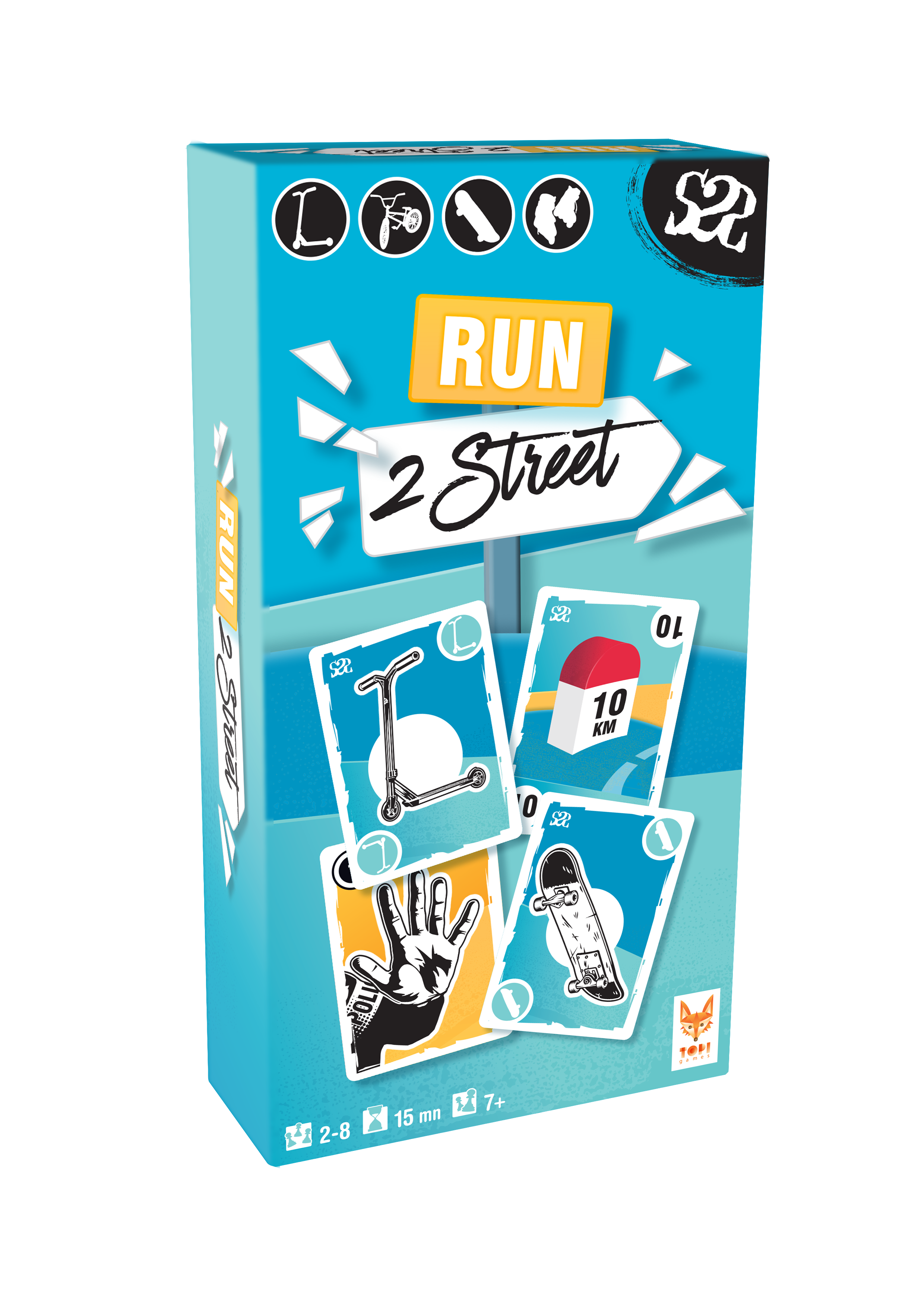 Topi Games Run 2 Street gioco da tavolo corsa