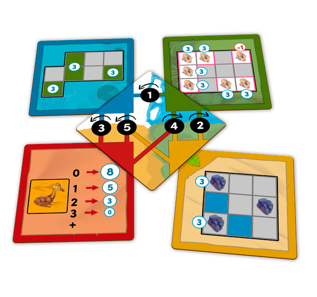 Niza Gams Nimalia gioco da tavolo riserva animali