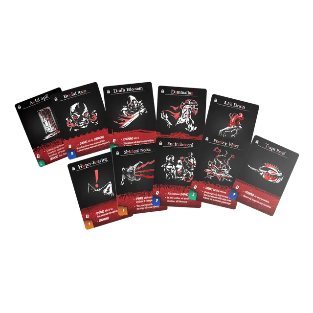 Niza Gams Sussurro dietro il Muro carte foil rosse 10 pz