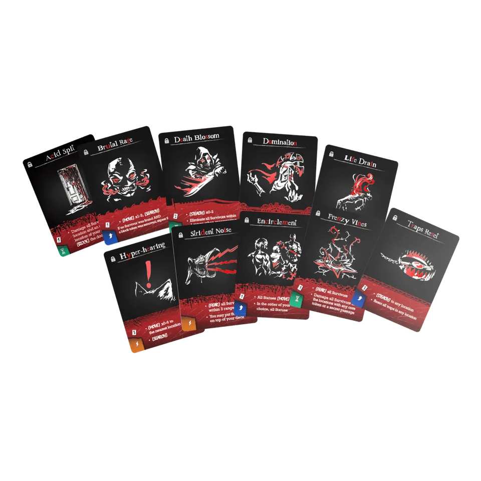 Niza Gams Sussurro dietro il Muro carte foil rosse 10 pz