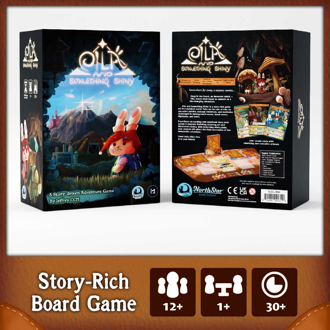 North Star Games Eila and Something Shiny gioco narrativo 1+ giocatori