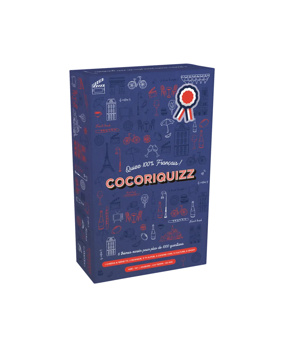 Topi Games Cocoriquizz 100% French Culture Quiz gioco quiz