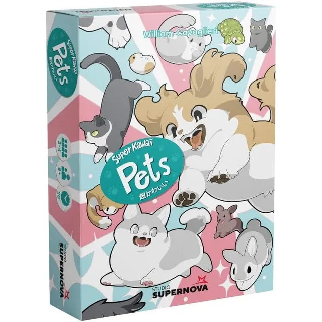 Studio Supernova Super Kawaii Pets gioco da tavolo kawaii