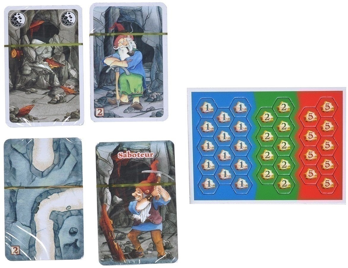 Niza Gams Saboteur Deluxe Gioco di Carte con Espansione