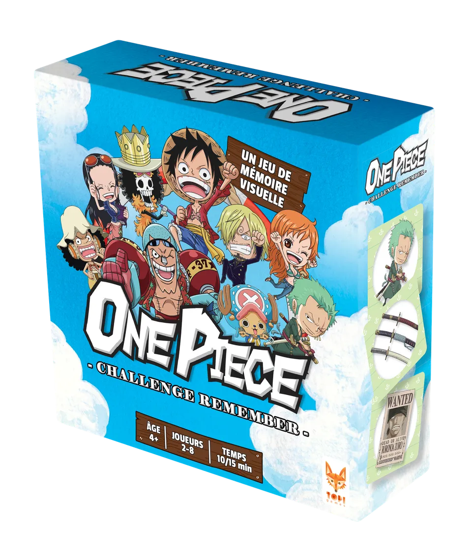 Topi Games One Piece Remember Challenge gioco carte memoria