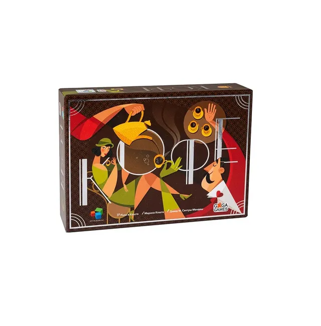 Niza Gams Coffee gioco da tavolo astratto gestione risorse