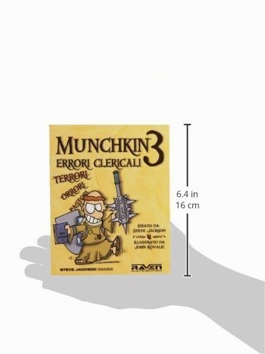 Raven Munchkin 3 Errori Clericali espansione con Gnomo