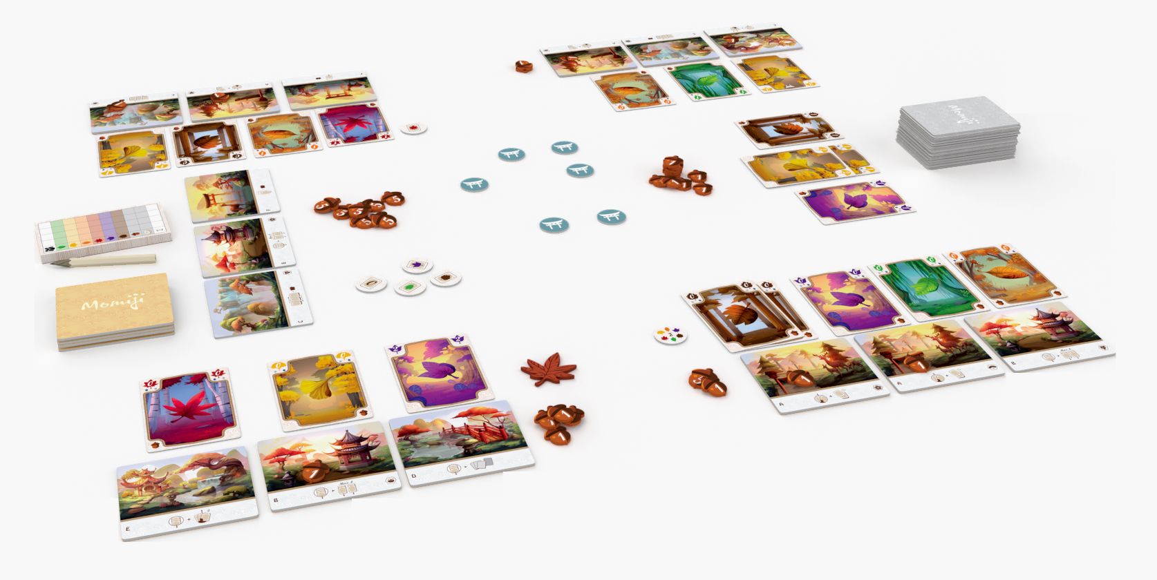 Sylex Momiji gioco da tavolo base autunnale