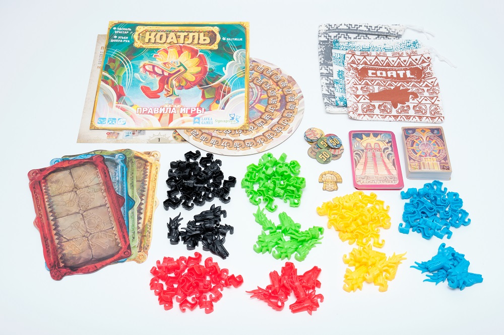 Synapses Cóatl gioco da tavolo base astratto azteco