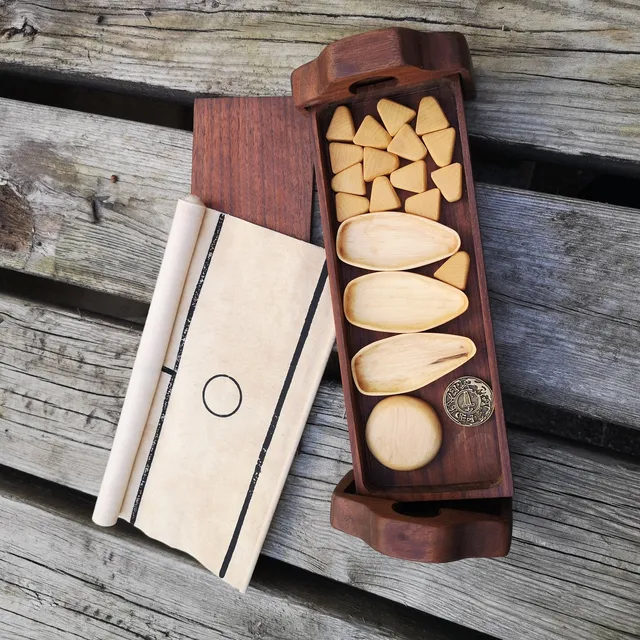 ION Games Hird gioco storico scatola legno fatto a mano