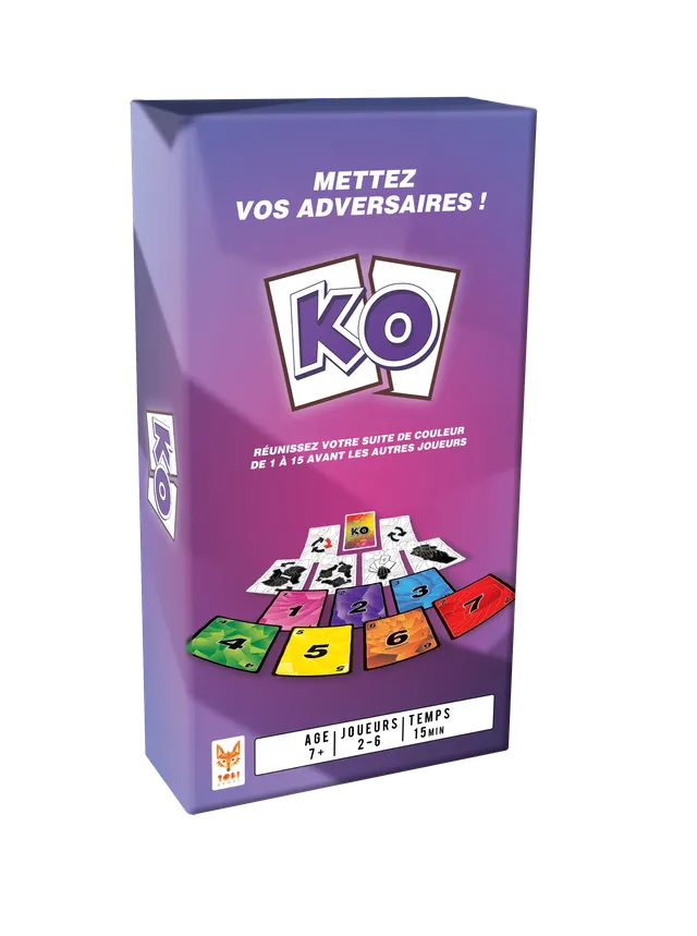 Topi Games KO gioco di carte italiano 3 livelli