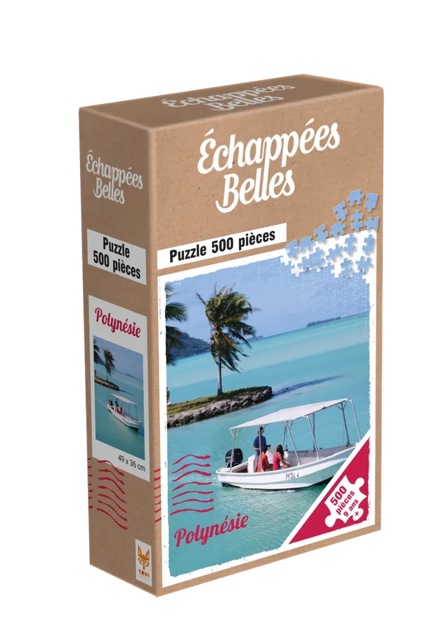 Topi Games Beautiful Escapes Polynesia puzzle 500 pezzi oceano