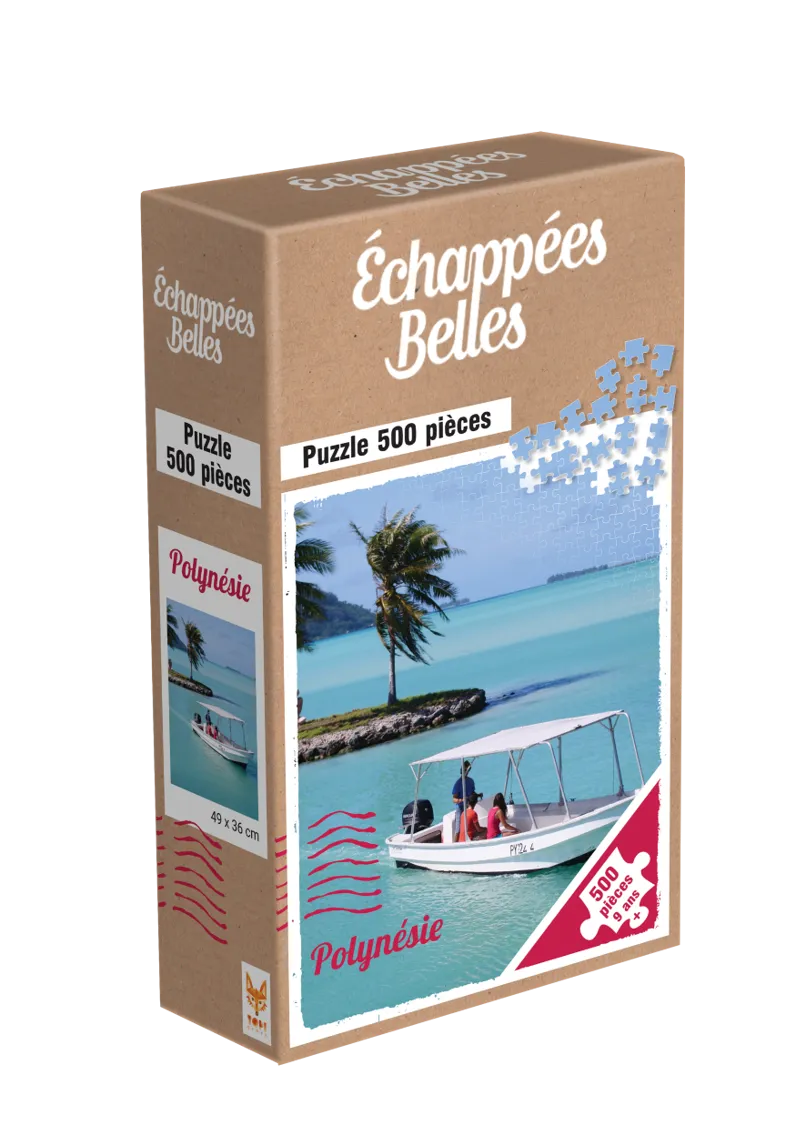 Topi Games Beautiful Escapes Polynesia puzzle 500 pezzi oceano
